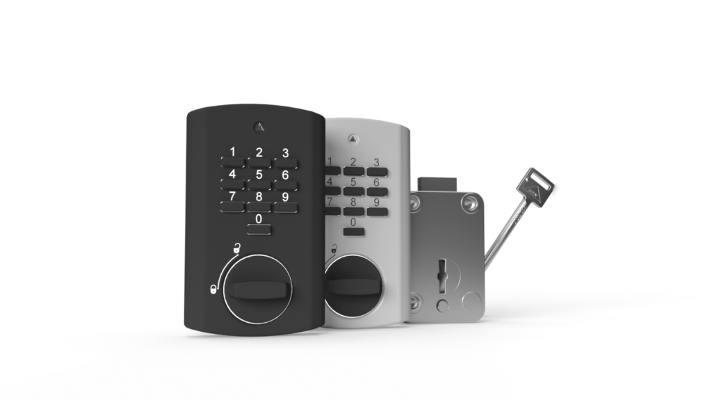 TULOX 100 is a hybrid lock system that combines an electronic safe lock with a mechanical emergency lock (inspection lock).